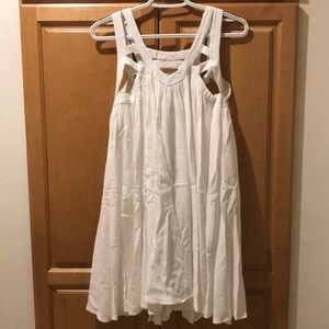 White free falling dress!